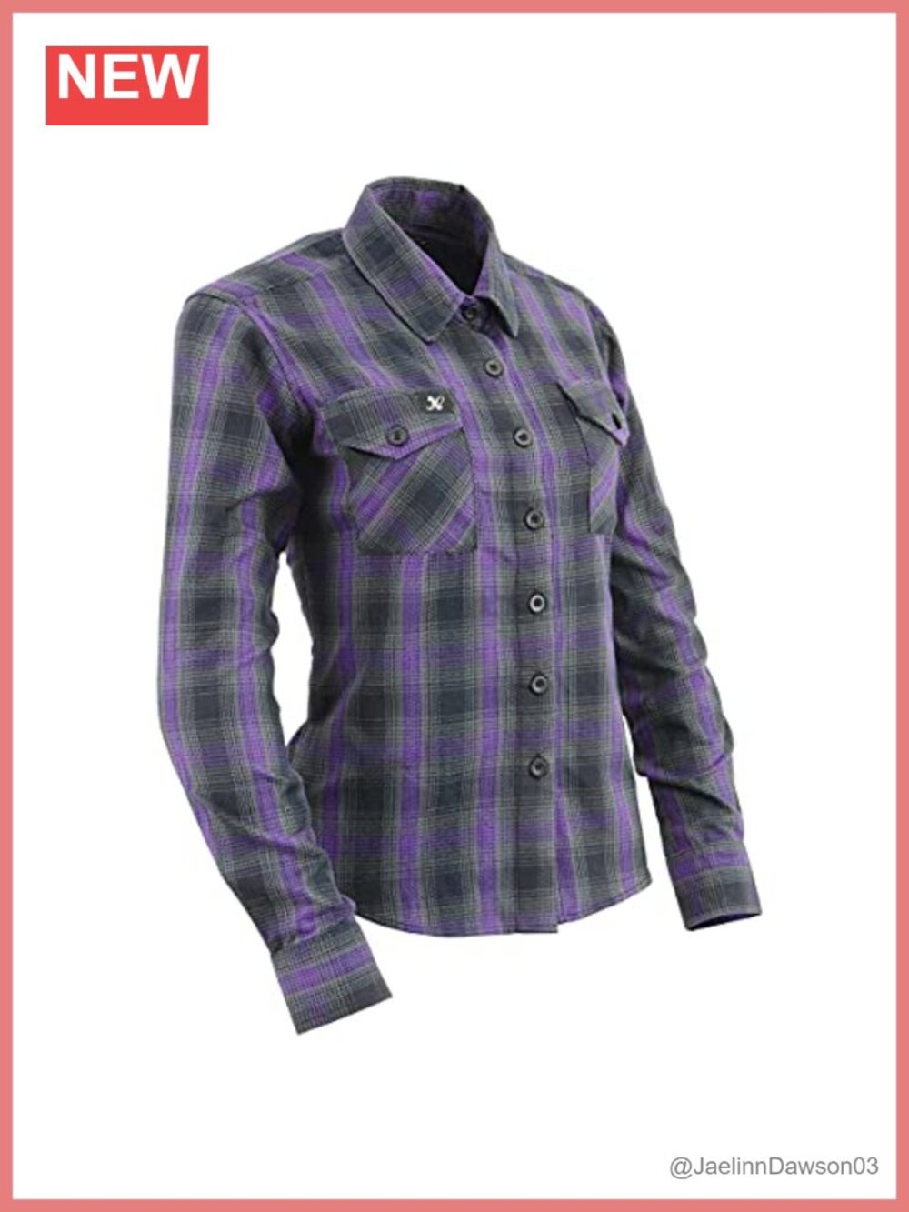 Milwaukee Leather Women's Flannel Button Down Shirt Cotton Long Sleeve